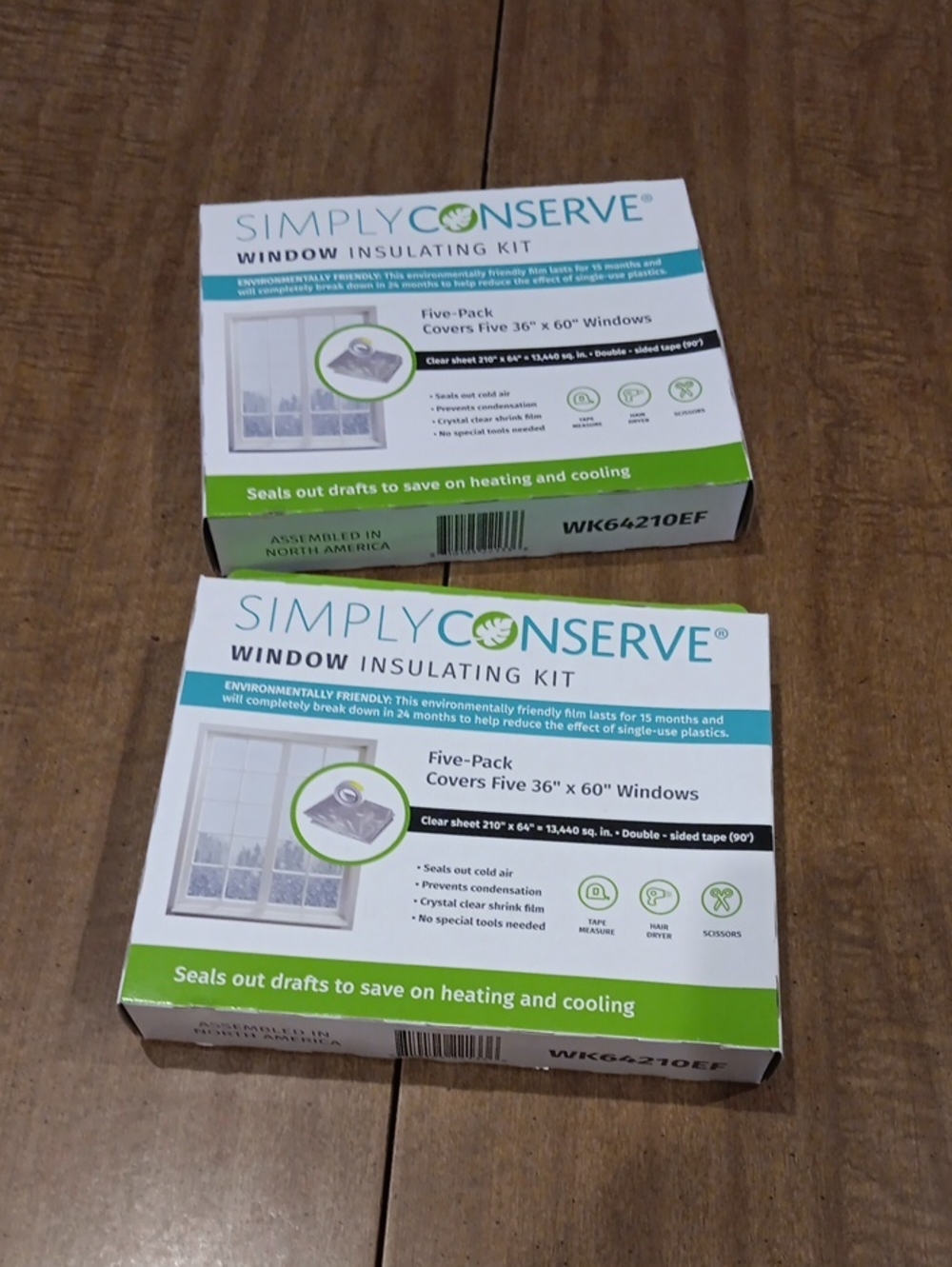 Simply Conserve Window Insulating Kit - White & Green Packaging